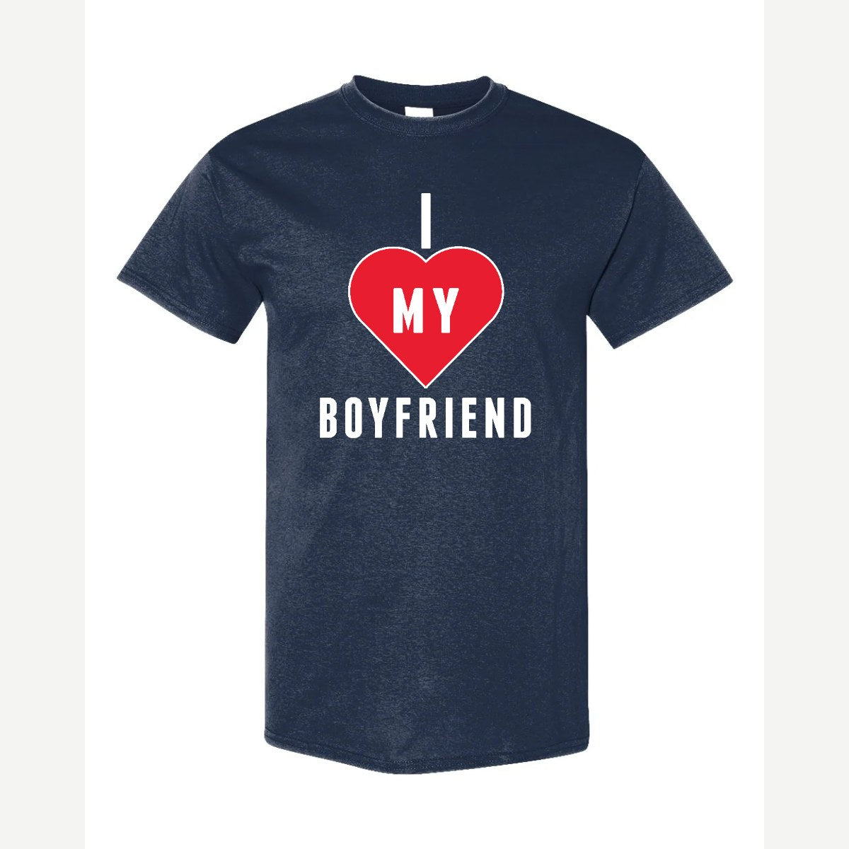 I <3 Boyfriend — Classic Tee / Navy