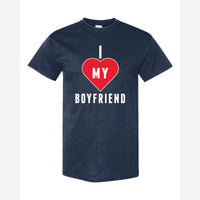I <3 Boyfriend — Classic Tee / Navy