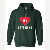 I <3 Boyfriend — Hoodie / Forest Green