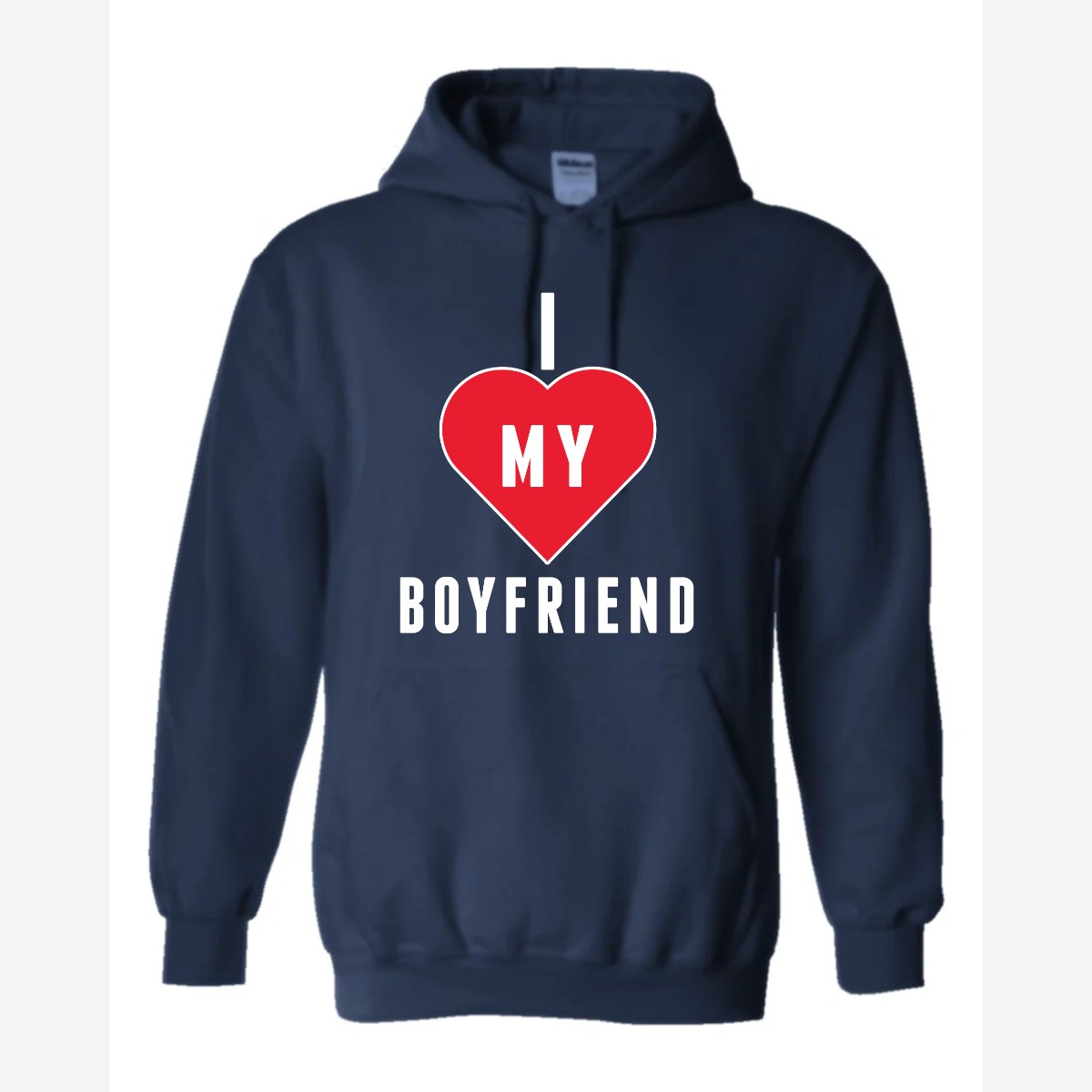 I <3 Boyfriend — Hoodie / Navy