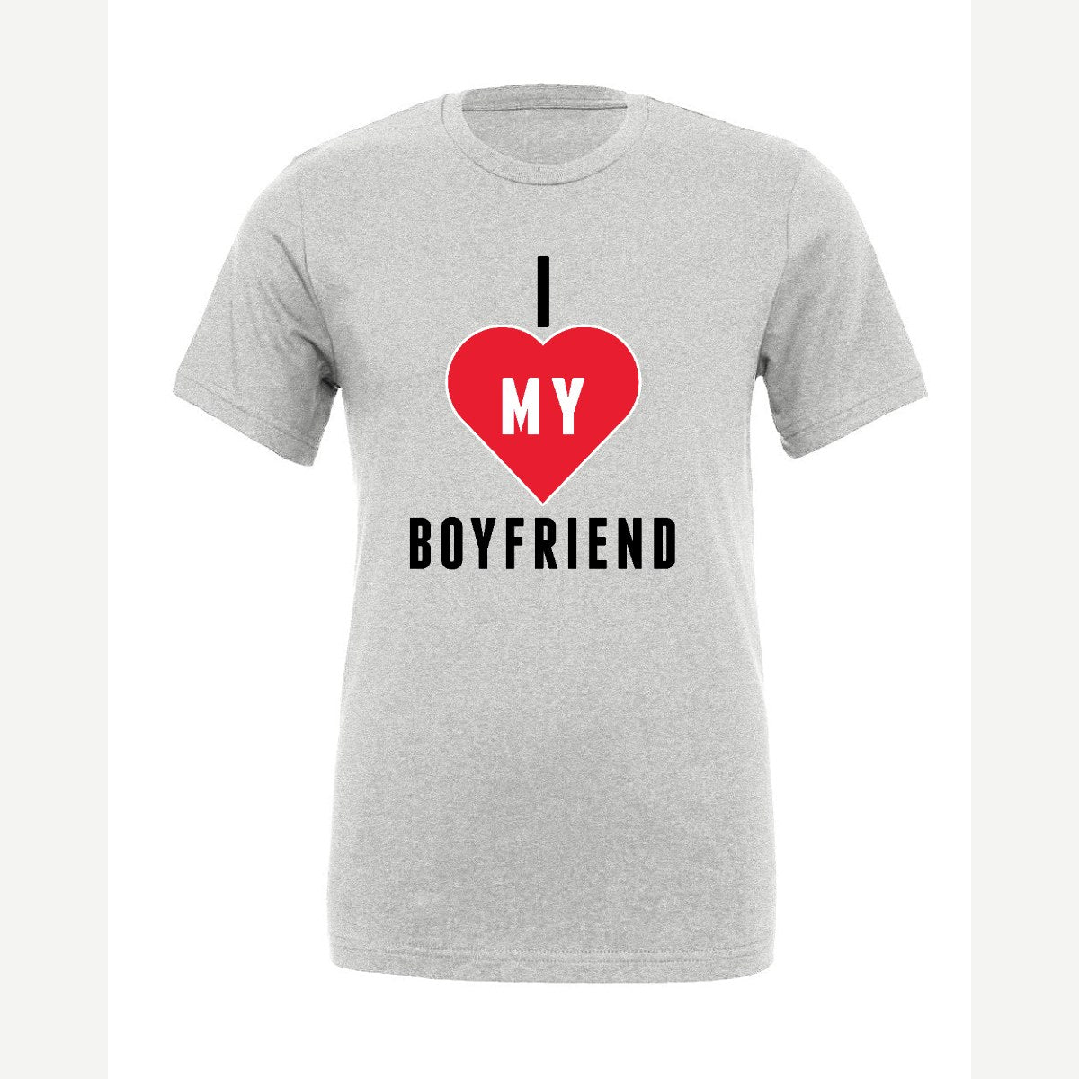 I <3 Boyfriend — Premium Tee / Athletic Heather