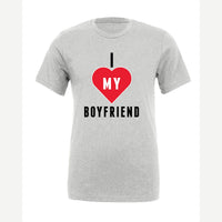 I <3 Boyfriend — Premium Tee / Athletic Heather