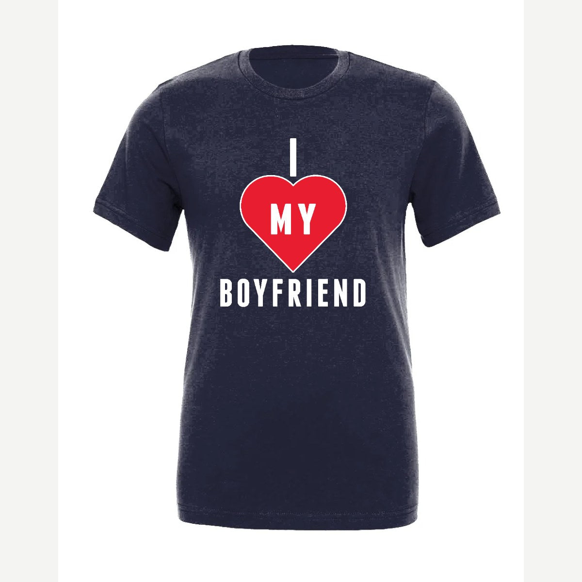 I <3 Boyfriend — Premium Tee / Navy