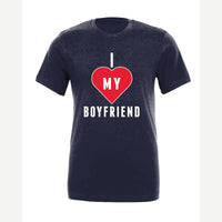 I <3 Boyfriend — Premium Tee / Navy