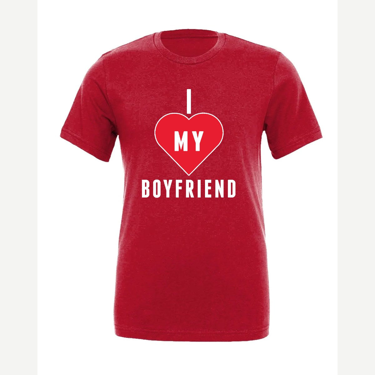 I <3 Boyfriend — Premium Tee / Red