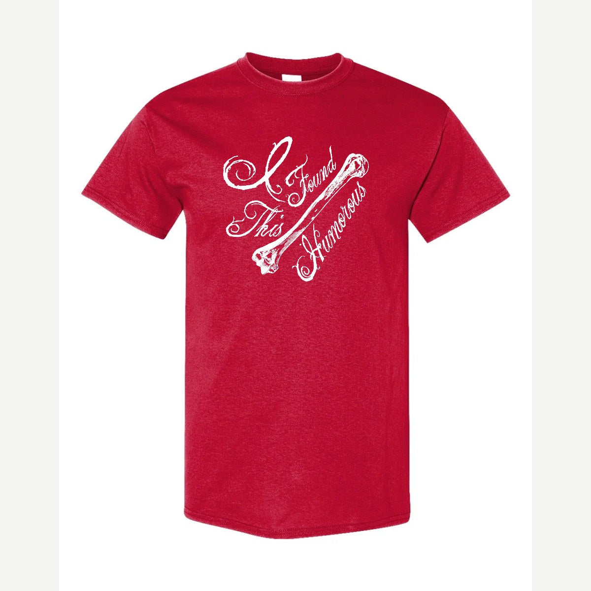 I found this Humorous — Classic Tee / Red