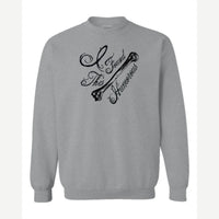 I found this Humorous — Crewneck Sweatshirt / Sport Grey