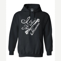 I found this Humorous — Hoodie / Black