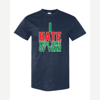 I Hate This Time of Year — Classic Tee / Navy