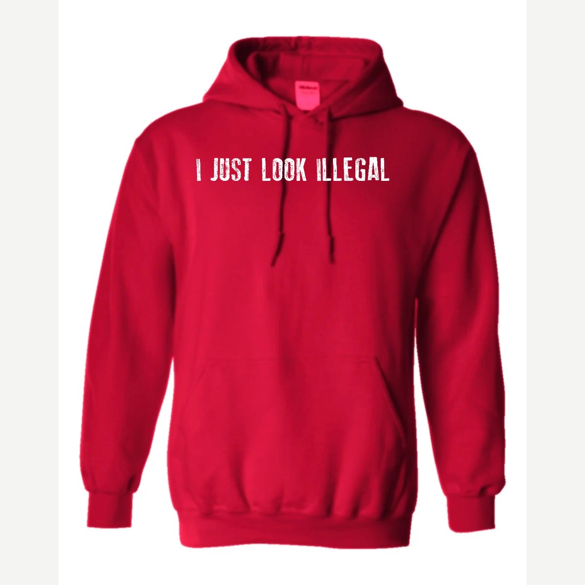 I Just Look Illegal — Hoodie / Red