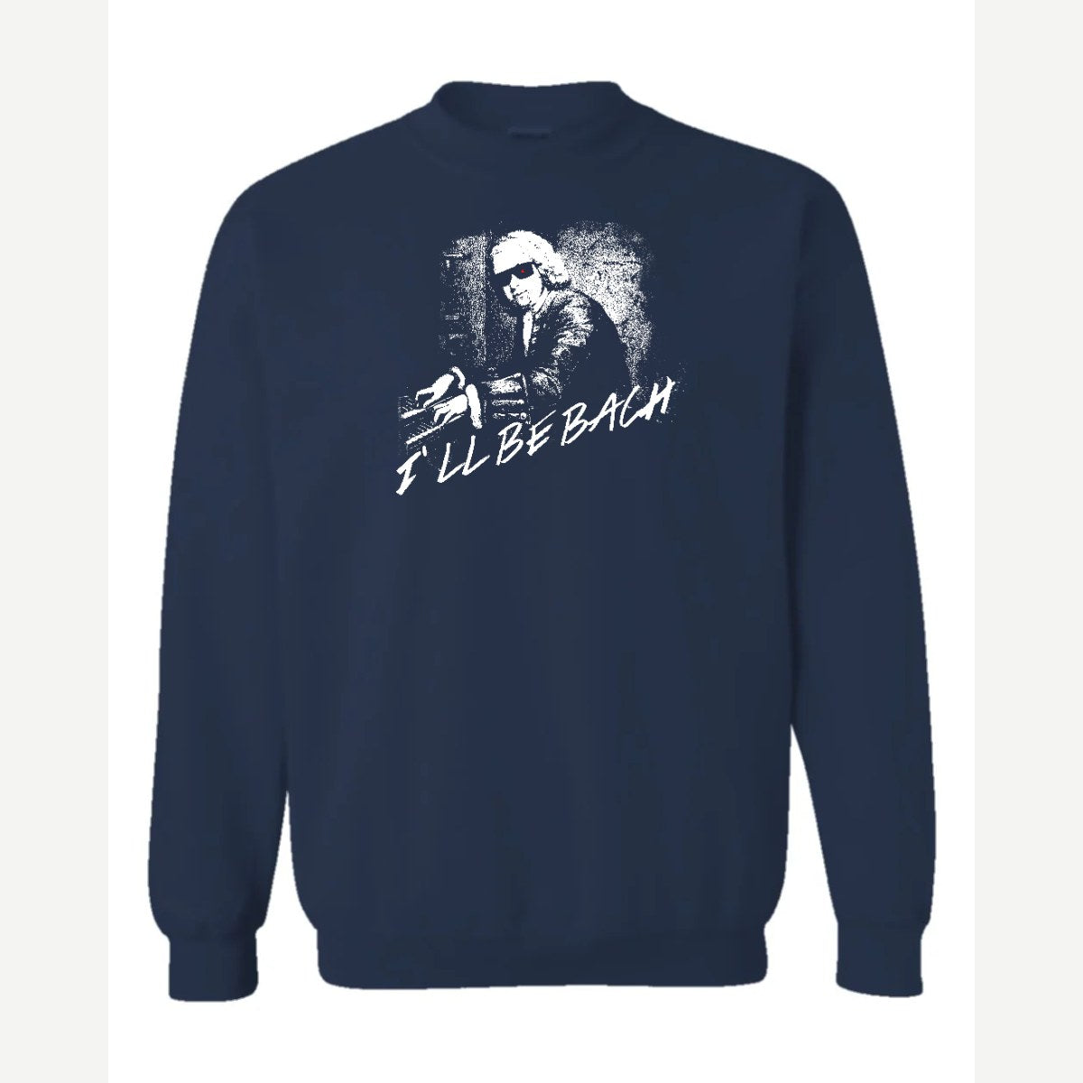 I'll Be Bach — Crewneck Sweatshirt / Navy