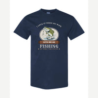 I Love It When My Wife Lets Me Go Fishing — Classic Tee / Navy