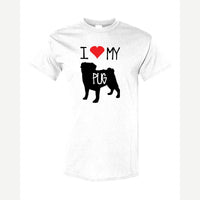 I Love My Pug — Classic Tee / White