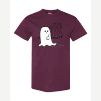 I'm Just Here for the Boos — Classic Tee / Maroon