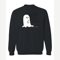 I'm Just Here for the Boos — Crewneck Sweatshirt / Black