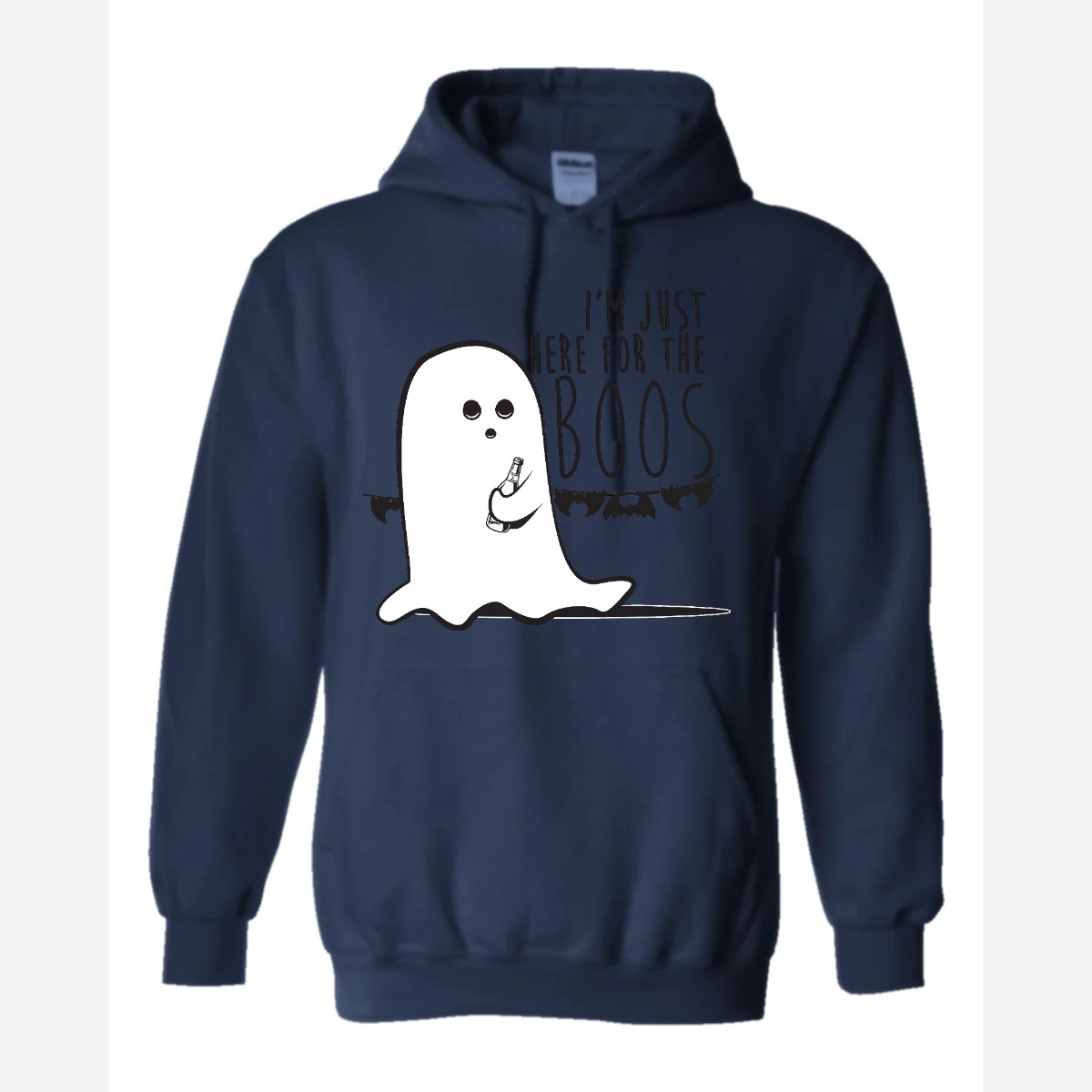 I'm Just Here for the Boos — Hoodie / Navy