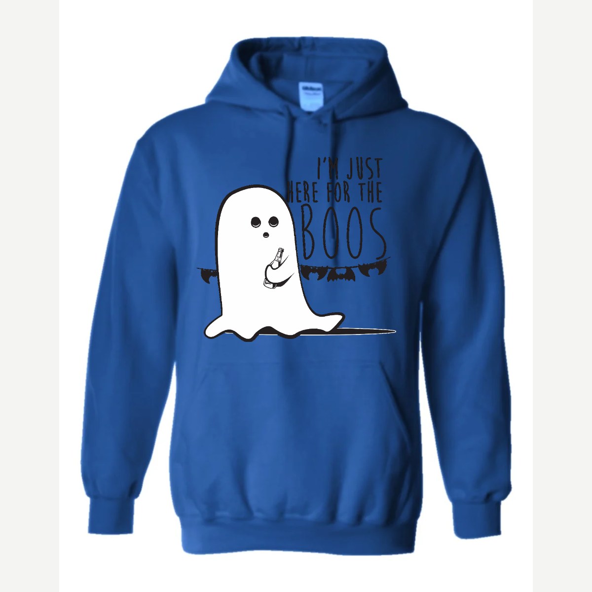 I'm Just Here for the Boos — Hoodie / Royal