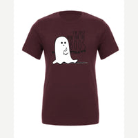 I'm Just Here for the Boos — Premium Tee / Maroon