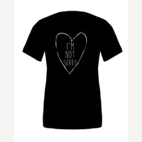 I'm Not Sorry (Heart) — Premium Tee / Black