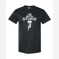 I'm With Stupid — Classic Tee / Black