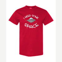 I Need Some Space — Classic Tee / Red