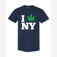 I 🍃 NY — Classic Tee / Navy
