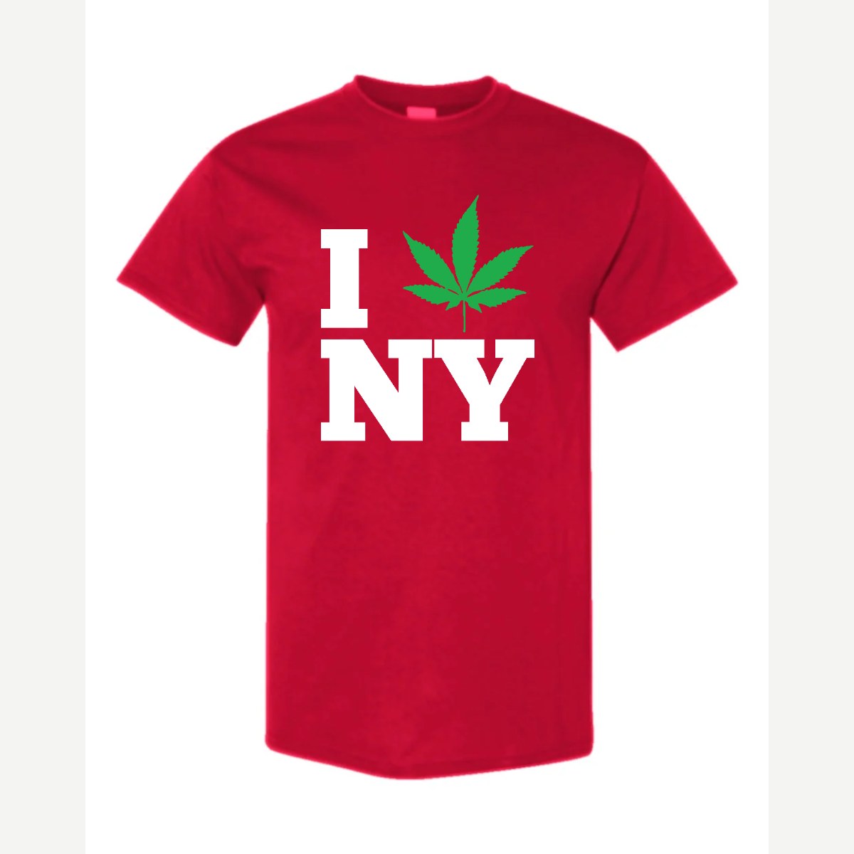 I 🍃 NY — Classic Tee / Red