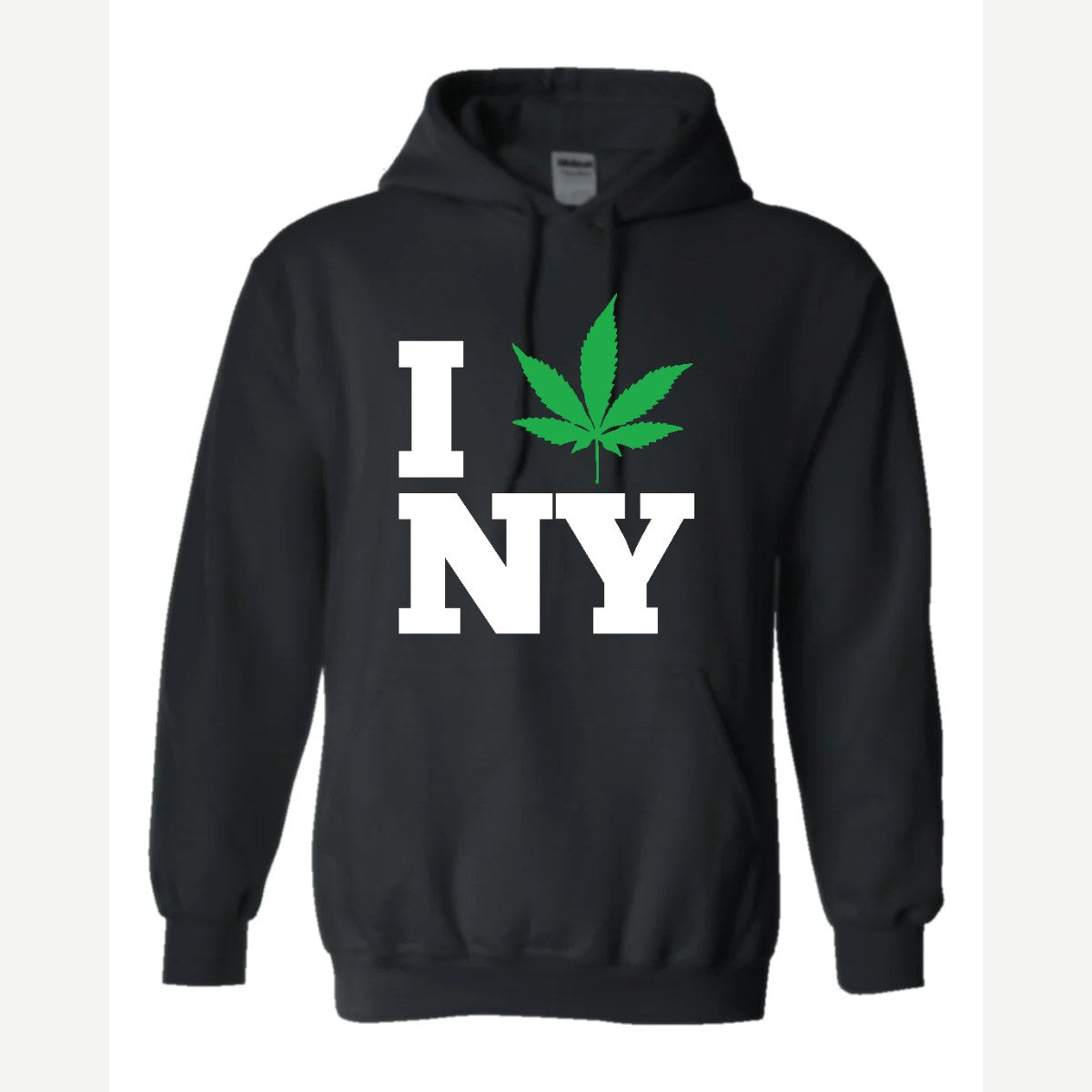 I 🍃 NY — Hoodie / Black