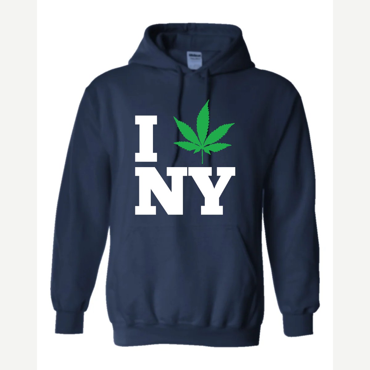 I 🍃 NY — Hoodie / Navy