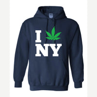 I 🍃 NY — Hoodie / Navy