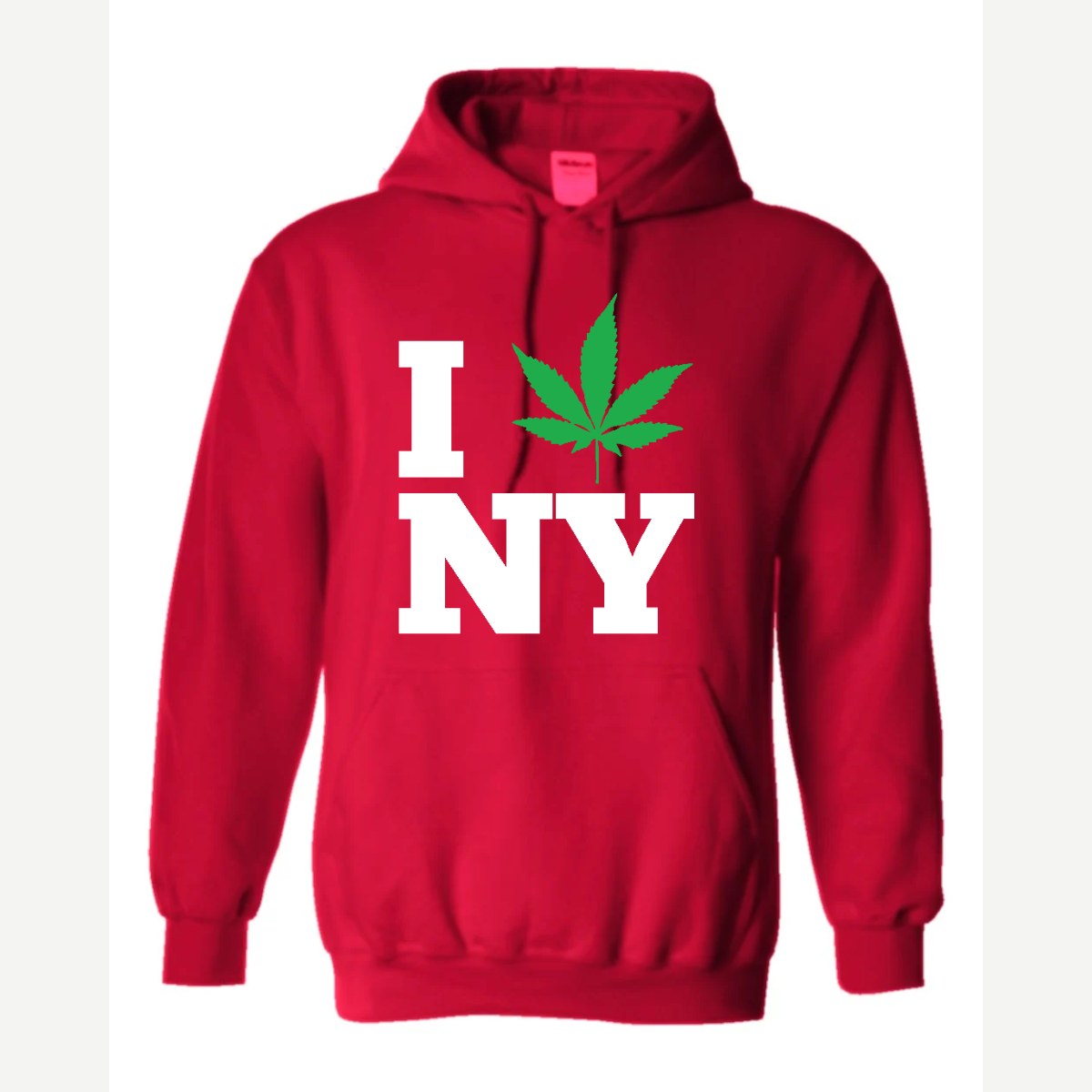 I 🍃 NY — Hoodie / Red
