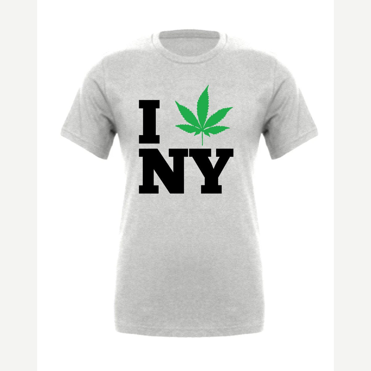 I 🍃 NY — Premium Tee / Athletic Heather