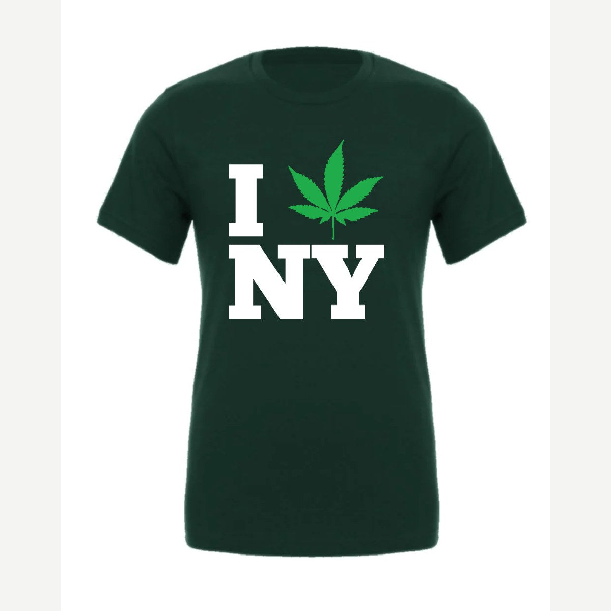 I 🍃 NY — Premium Tee / Forest