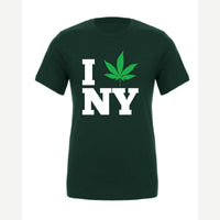 I 🍃 NY — Premium Tee / Forest