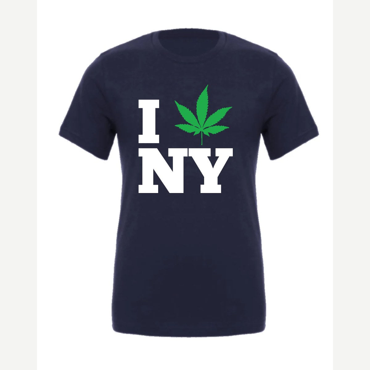 I 🍃 NY — Premium Tee / Navy