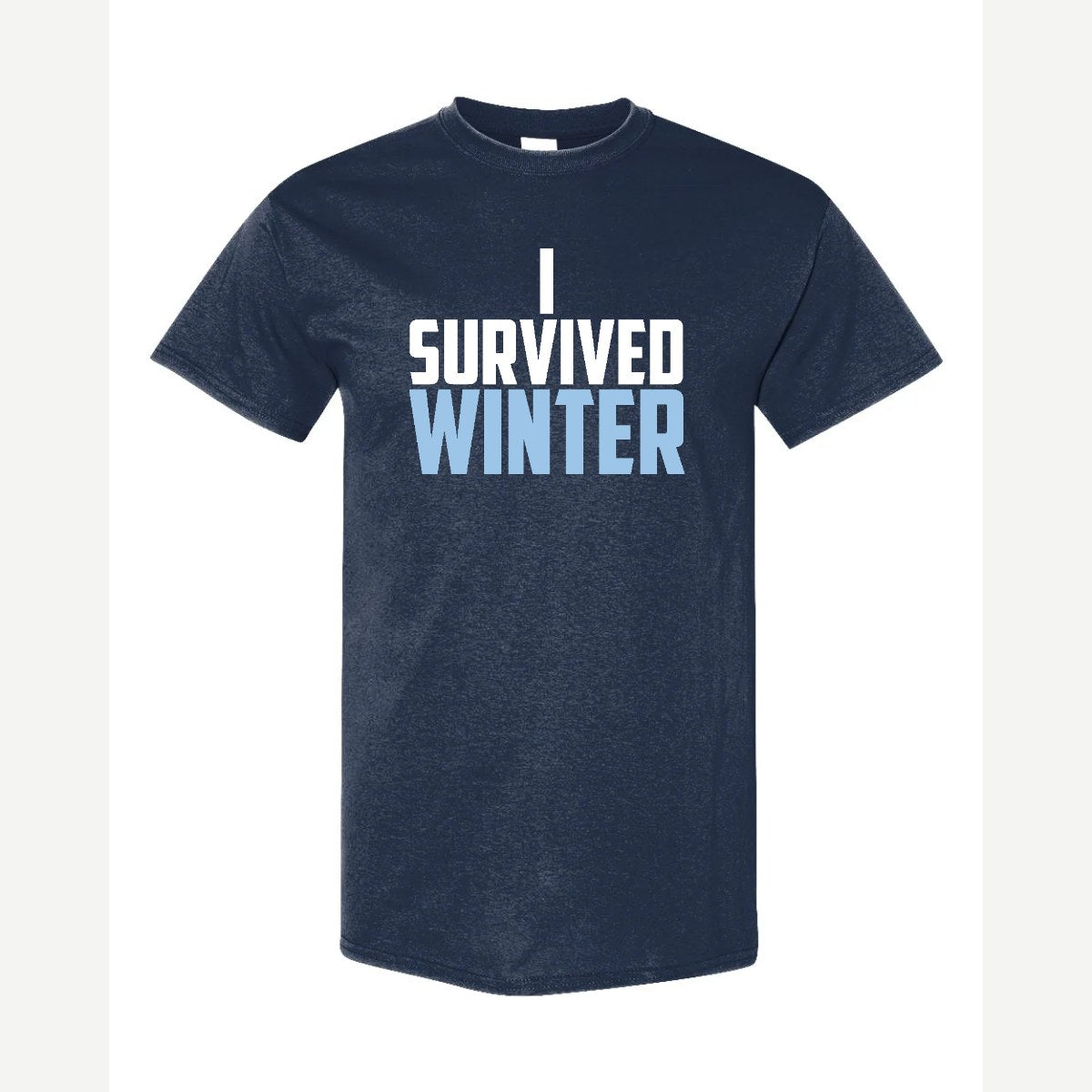 I Survived Winter — Classic Tee / Navy