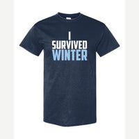 I Survived Winter — Classic Tee / Navy