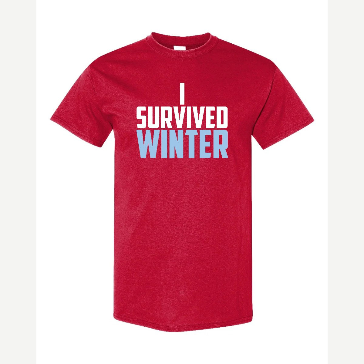 I Survived Winter — Classic Tee / Red