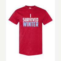 I Survived Winter — Classic Tee / Red