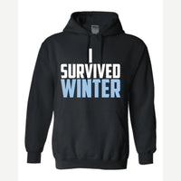 I Survived Winter — Hoodie / Black