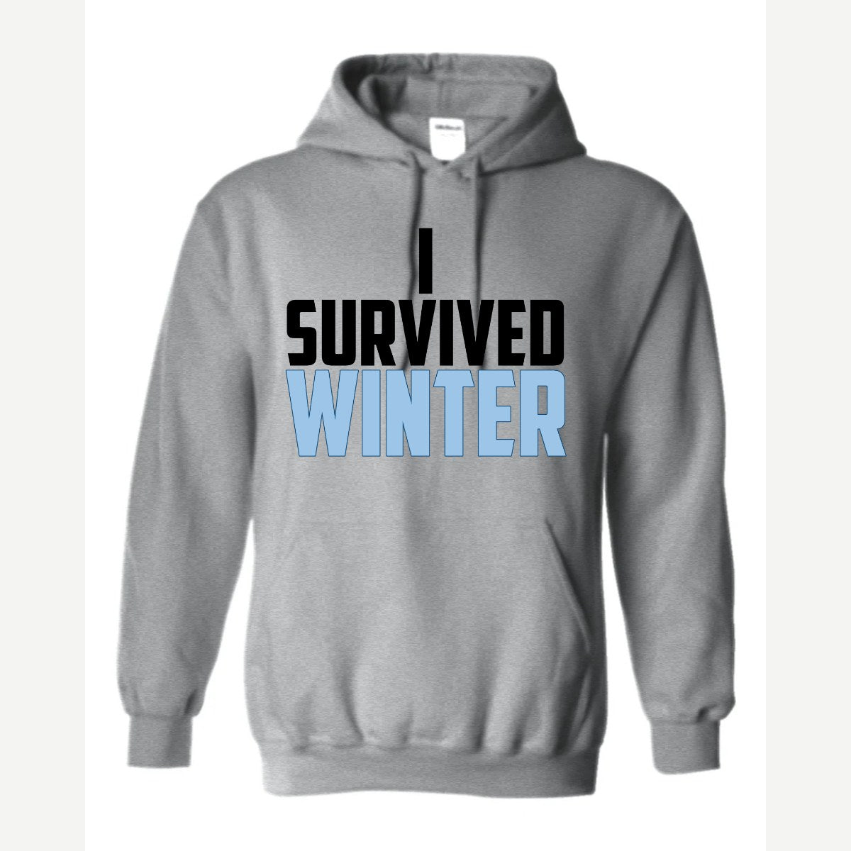 I Survived Winter — Hoodie / Sport Grey