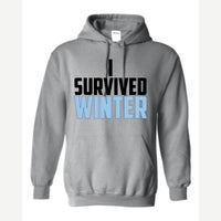 I Survived Winter — Hoodie / Sport Grey