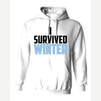 I Survived Winter — Hoodie / White