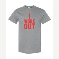 I Work Out Sometimes — Classic Tee / Sport Grey
