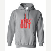 I Work Out Sometimes — Hoodie / Sport Grey