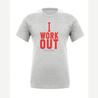 I Work Out Sometimes — Premium Tee / Athletic Heather