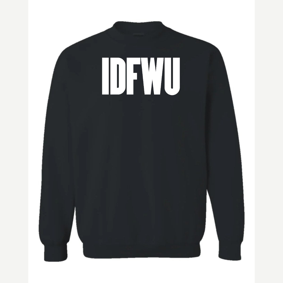 IDFWU — Crewneck Sweatshirt / Black