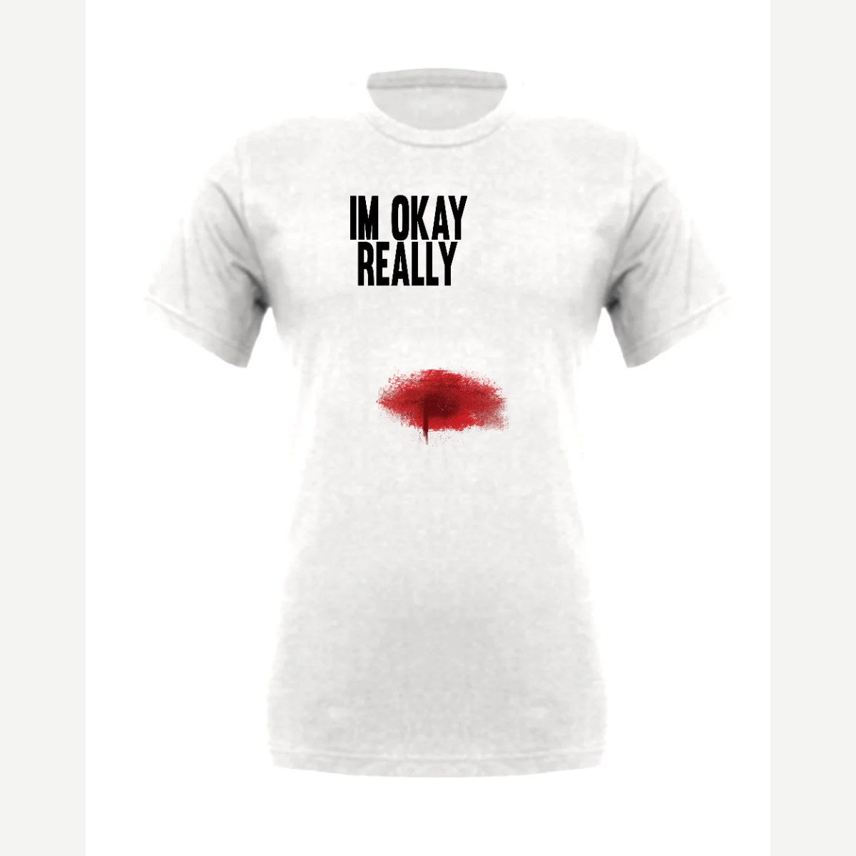 I'm Okay, Really — Premium Tee / White