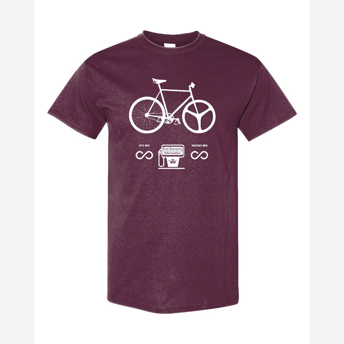 Infinity MPG Bike — Classic Tee / Maroon