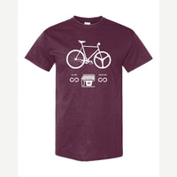 Infinity MPG Bike — Classic Tee / Maroon